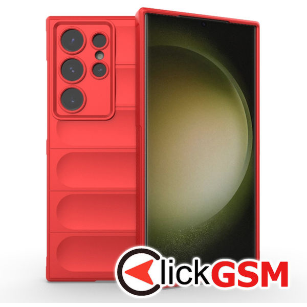 Techsuit - Magic Shield - Samsung Galaxy S23 Ultra - Red