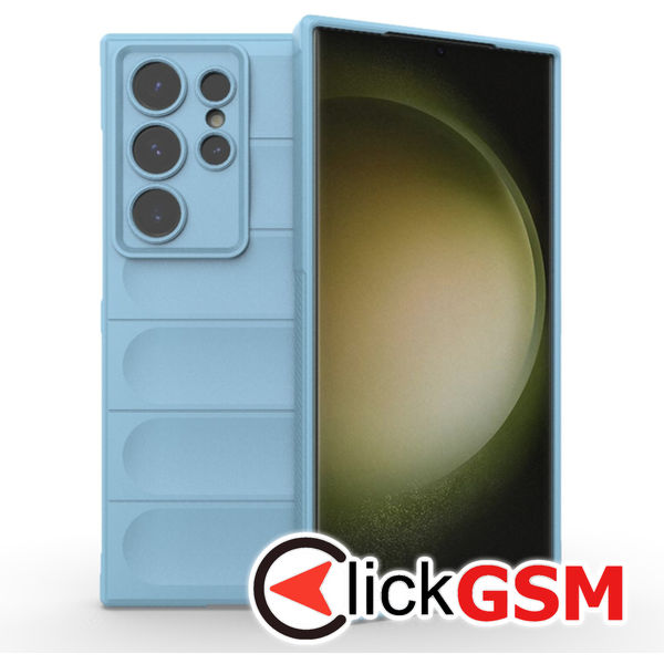 Techsuit - Magic Shield - Samsung Galaxy S23 Ultra - Bleu