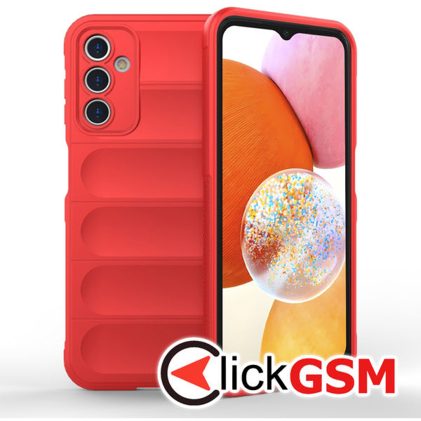 Techsuit - Magic Shield - Samsung Galaxy A14 4G / A14 5G - Red