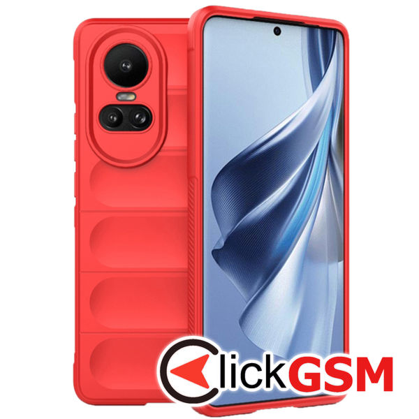 Techsuit - Magic Shield - Oppo Reno10 / Reno10 Pro - Red