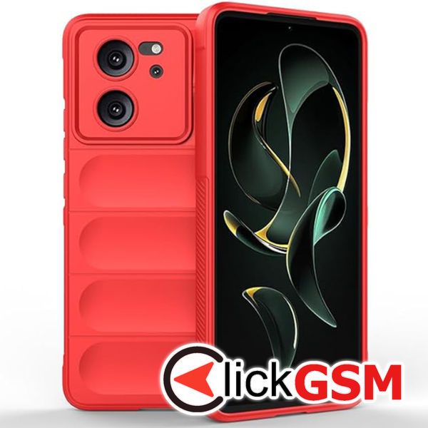 Techsuit - Magic Shield - Xiaomi 13T / 13T Pro - Red