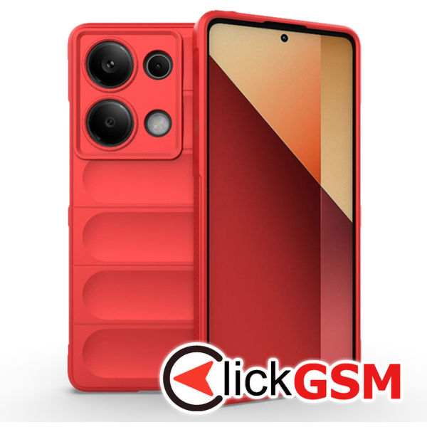 Techsuit - Magic Shield - Xiaomi Redmi Note 13 Pro 5G / Poco X6 - Red