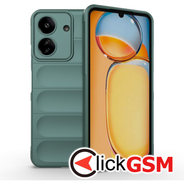 Techsuit - Magic Shield - Xiaomi Redmi 13C 4G / Poco C65 - Green