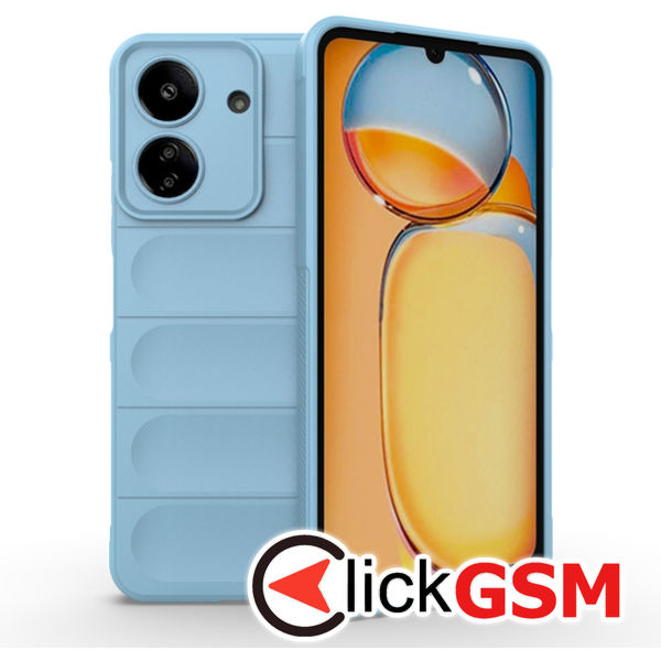 Techsuit - Magic Shield - Xiaomi Redmi 13C 4G / Poco C65 - Bleu