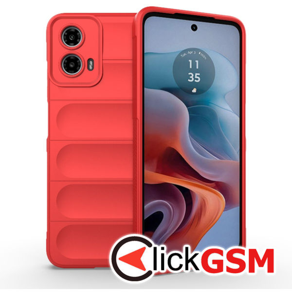 Techsuit - Magic Shield - Motorola Moto G34 - Red