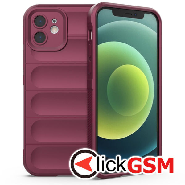 Techsuit - Magic Shield - iPhone 12 - Bordeaux