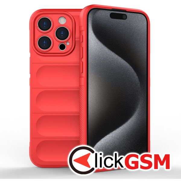 Techsuit - Magic Shield - iPhone 15 Pro - Red