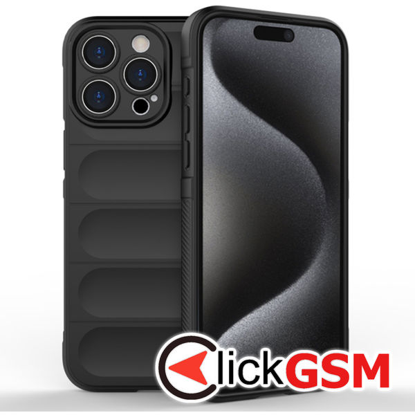 Techsuit - Magic Shield - iPhone 15 Pro Max - Black