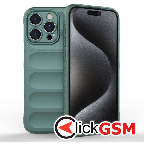 Techsuit - Magic Shield - iPhone 15 Pro Max - Green