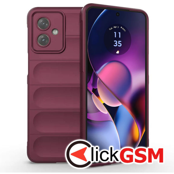 Techsuit - Magic Shield - Motorola Moto G54 - Bordeaux
