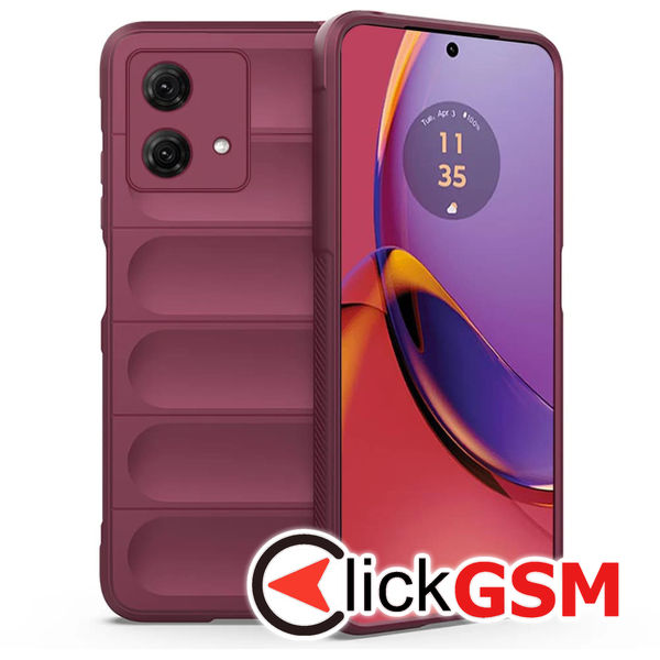 Techsuit - Magic Shield - Motorola Moto G84 - Bordeaux
