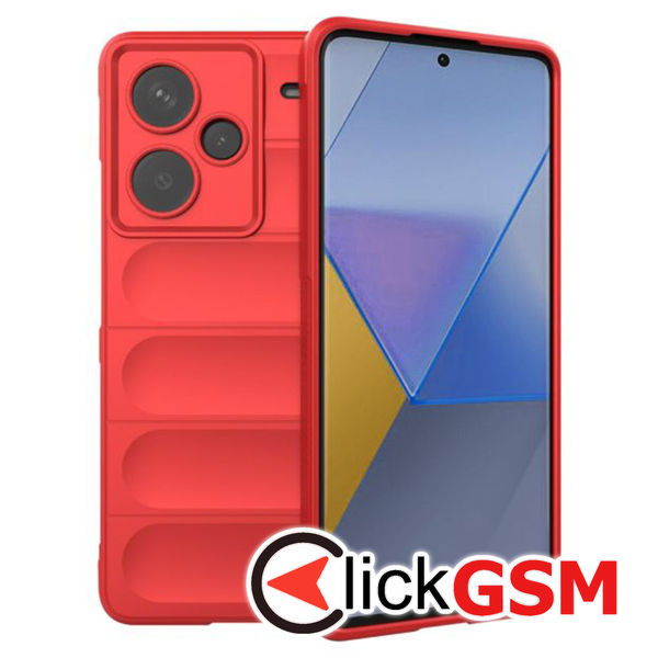 Techsuit - Magic Shield - Xiaomi Redmi Note 13 Pro+ 5G - Red