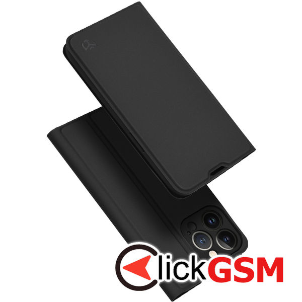 Techsuit - Magskin Book - iPhone 13 Pro - Black