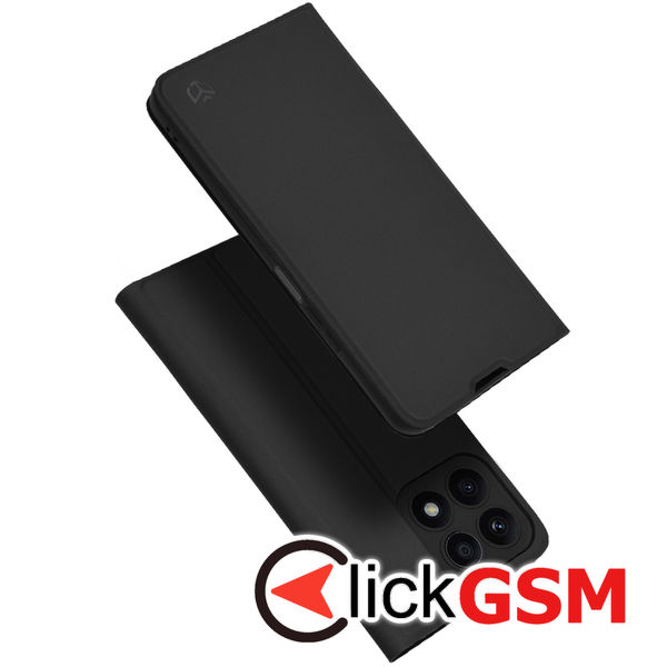 Techsuit - Magskin Book - Honor X8a - Black