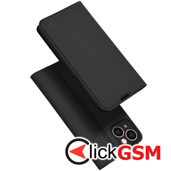 Techsuit - Magskin Book - iPhone 15 - Black