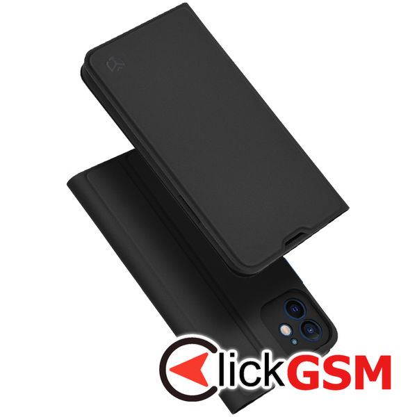 Techsuit - Magskin Book - iPhone 12 - Black