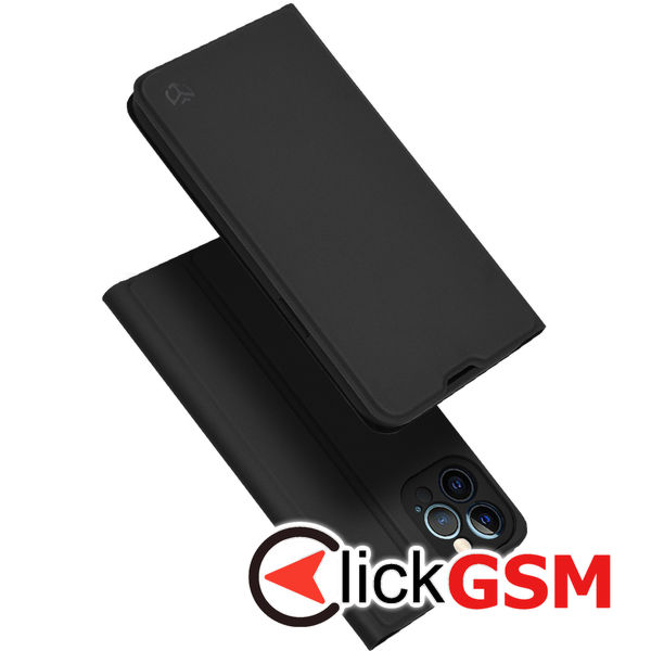 Techsuit - Magskin Book - iPhone 12 Pro Max - Black