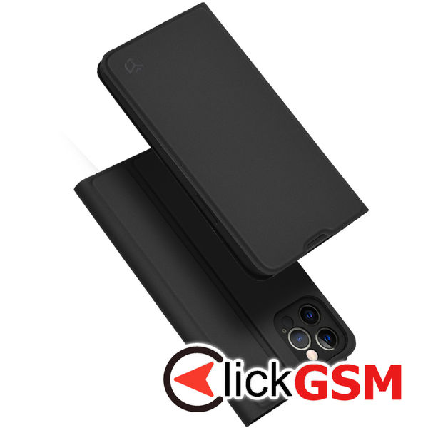 Techsuit - Magskin Book - iPhone 12 Pro - Black