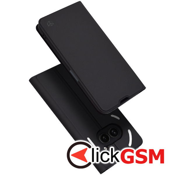 Techsuit - Magskin Book - Nothing Phone (2a) - Black