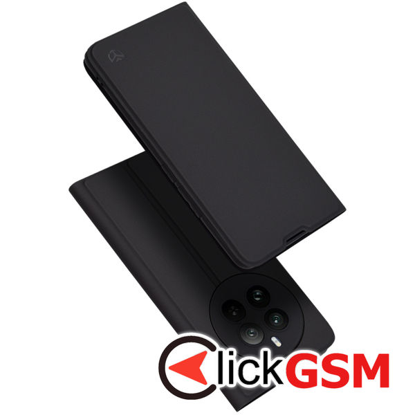 Techsuit - Magskin Book - Realme 12 Pro / 12 Pro+ - Black