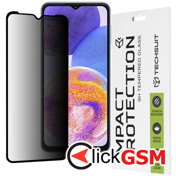 Techsuit - 111D Privacy Full?Glue - Samsung Galaxy A23 4G / A23 5G / M23 / F23 / M33 / A13 4G / M13 / F13 - Black