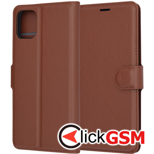Techsuit - Leather Folio - iPhone 11 - Brown