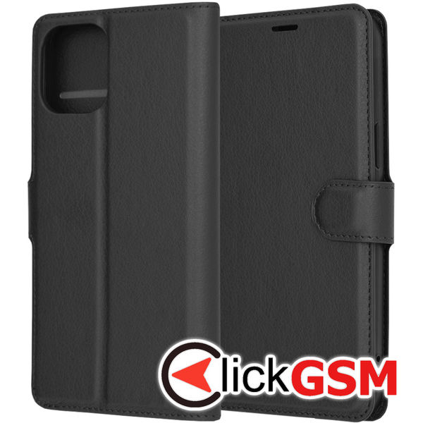 Techsuit - Leather Folio - iPhone 12 Pro Max - Black