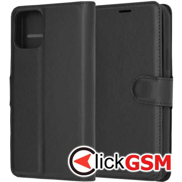 Techsuit - Leather Folio - iPhone 12 Pro - Black