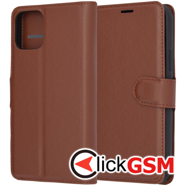 Techsuit - Leather Folio - iPhone 12 Pro - Brown