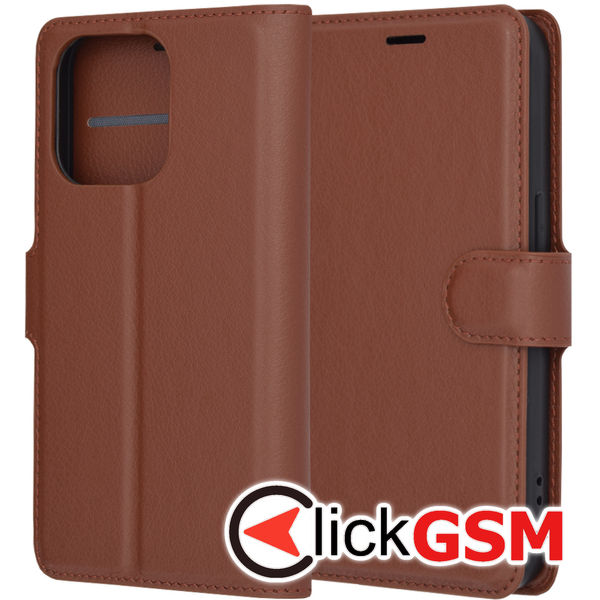 Techsuit - Leather Folio - iPhone 14 Pro - Brown