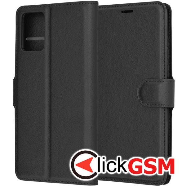 Techsuit - Leather Folio - Motorola Edge 30 Neo - Black