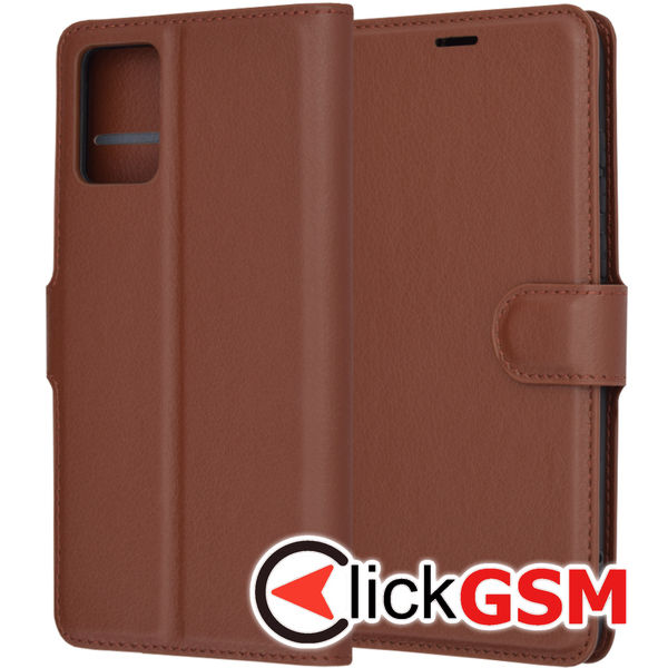 Techsuit - Leather Folio - Motorola Edge 30 Neo - Brown