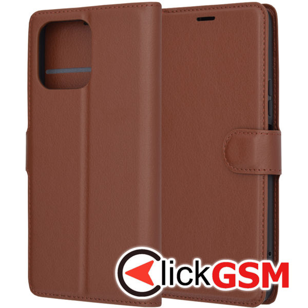 Techsuit - Leather Folio - Honor X8a - Brown