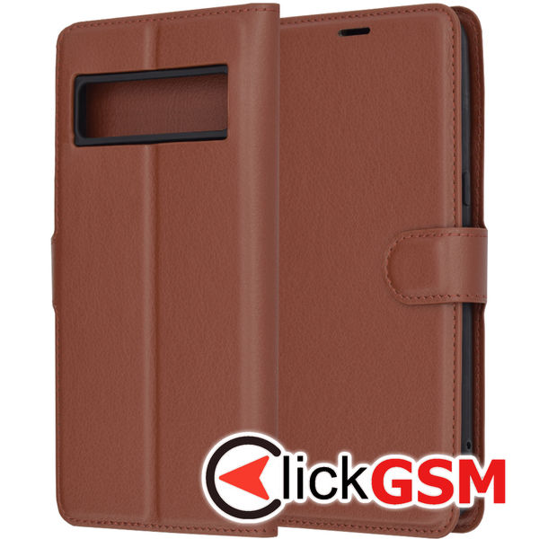 Techsuit - Leather Folio - Google Pixel 8 Pro - Brown