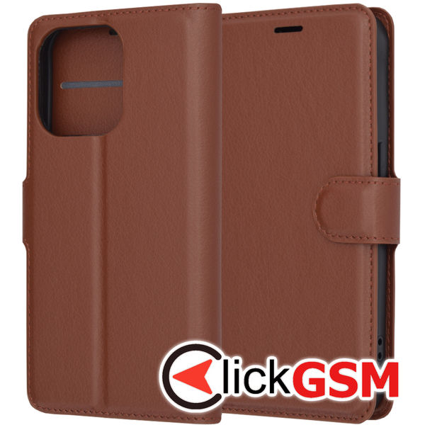 Techsuit - Leather Folio - iPhone 15 Pro - Brown