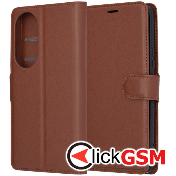 Techsuit - Leather Folio - Honor 90 - Brown