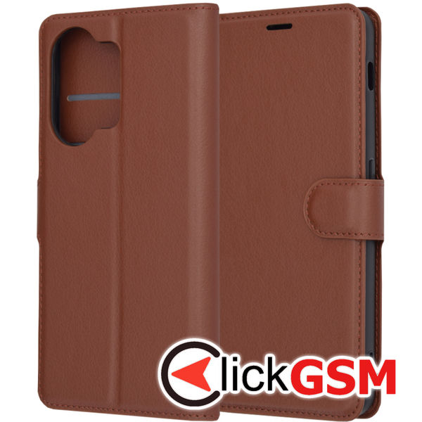 Techsuit - Leather Folio - OnePlus Nord?3 - Brown