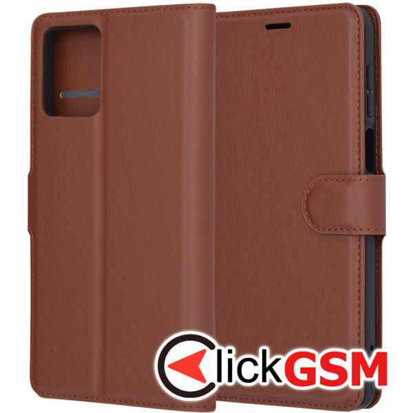 Techsuit - Leather Folio - Motorola Moto G14 - Brown