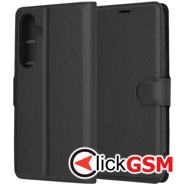 Techsuit - Leather Folio - Samsung Galaxy S24+ - Black