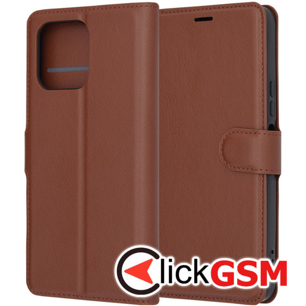 Techsuit - Leather Folio - Honor X6a - Brown