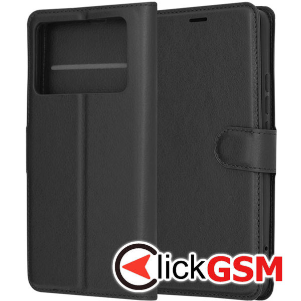 Techsuit - Leather Folio - Xiaomi Poco X6 Pro - Black