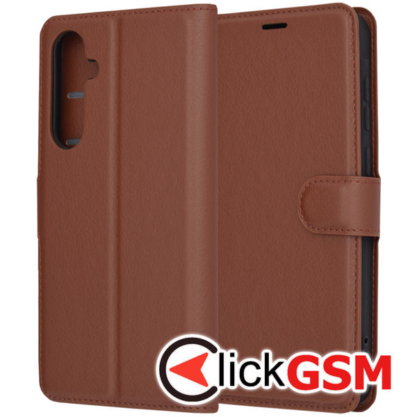 Techsuit - Leather Folio - Samsung Galaxy A35 5G - Brown