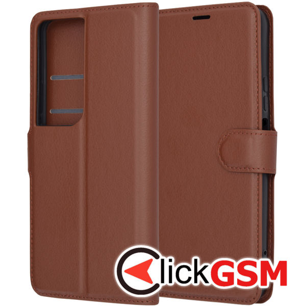 Techsuit - Leather Folio - Honor X7b / X7b 5G / 90 SMART - Brown