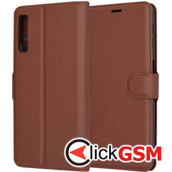 Techsuit - Leather Folio - Samsung Galaxy A7 2018 - Brown