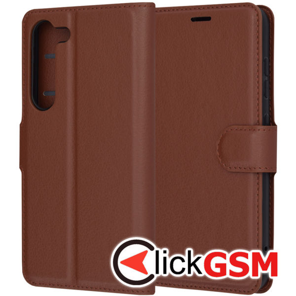 Techsuit - Leather Folio - Samsung Galaxy S23 - Brown