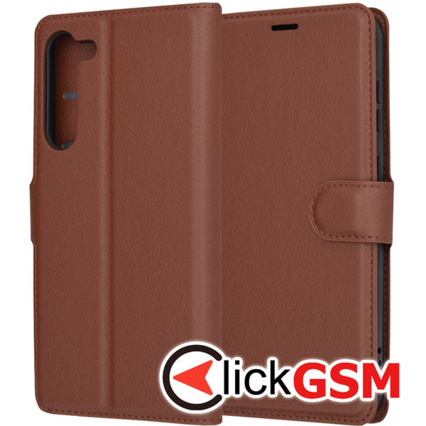 Techsuit - Leather Folio - Samsung Galaxy S23 Plus - Brown