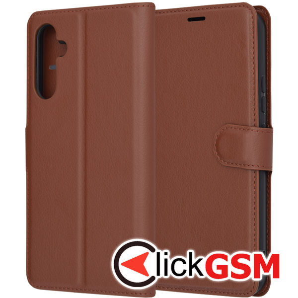 Techsuit - Leather Folio - Samsung Galaxy A34 5G - Brown