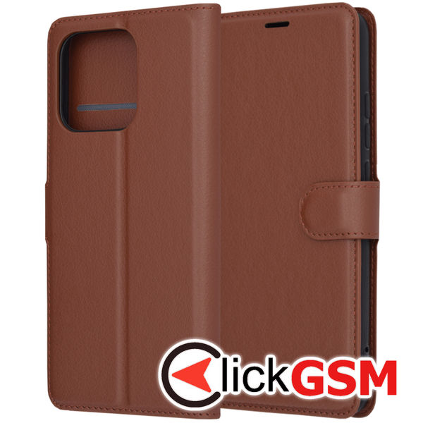 Techsuit - Leather Folio - Xiaomi Redmi 12C - Brown
