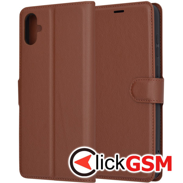 Techsuit - Leather Folio - Samsung Galaxy A05 - Brown