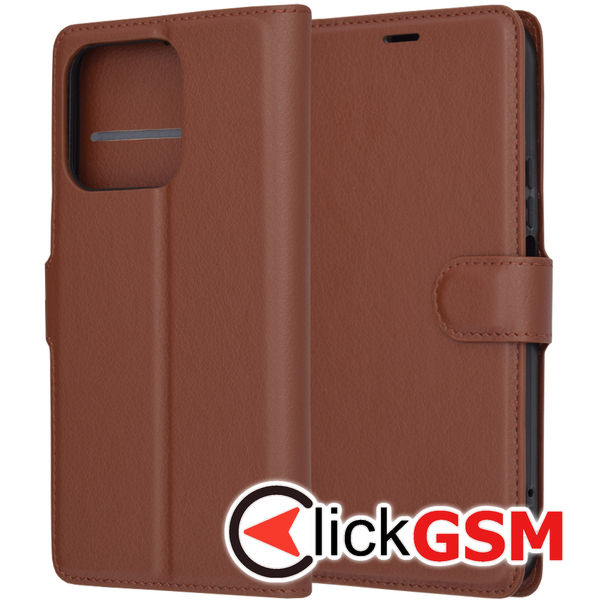 Techsuit - Leather Folio - Honor X8b - Brown